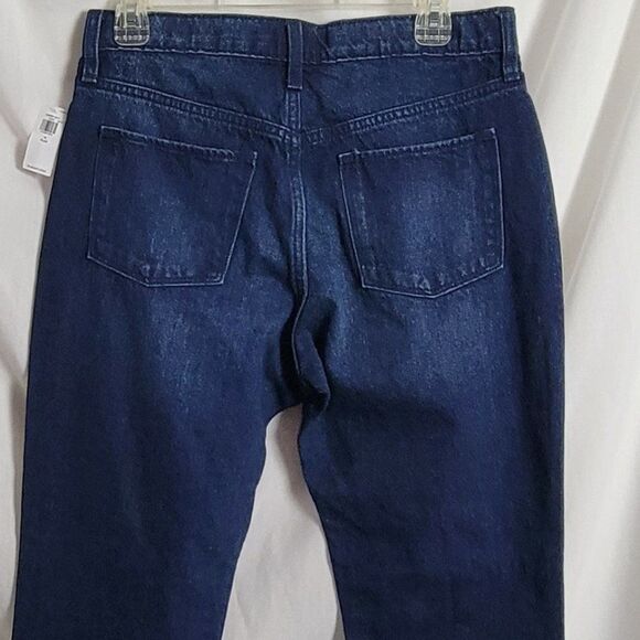 Old Navy NEW Jeans sz 16 Plus High Rise O.G. Straight Button Fly Dark Wash NWT - Picture 6 of 11